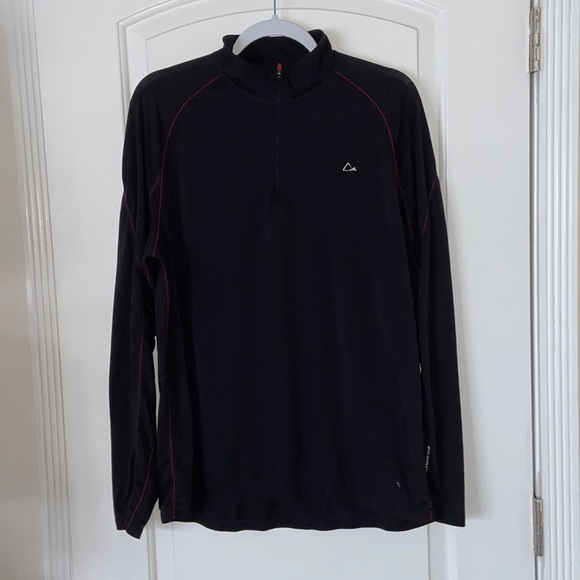 Paradox Shirts Paradox Merino Wool Blend Base Layer 4 Zip Shirt L